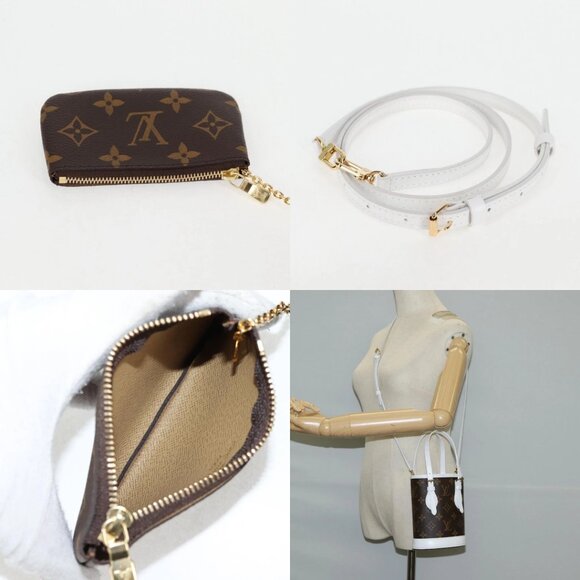 LOUIS VUITTON Monogram Nano Bucket Shoulder Bag M81489 LV Auth 127605M - Picture 12 of 14